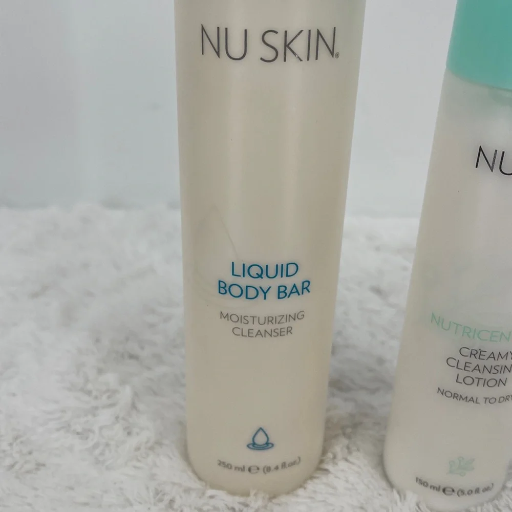 NU SKIN Liquid Body Bar and Creamy Cleansing Lotion Duo NEW NEVER OPENED